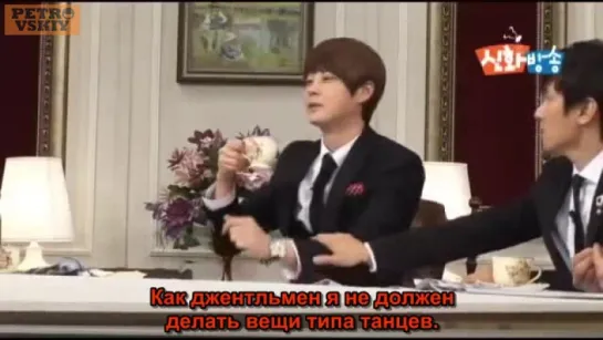 [RUS SUB] Shinhwa Broadcast Ep 18 Making PART 1