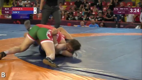 K. DZIBUK vs. V. GOK sports women's wrestling