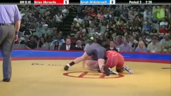 Helen Maroulis vs. Sarah Hildebrandt sports women's wrestling