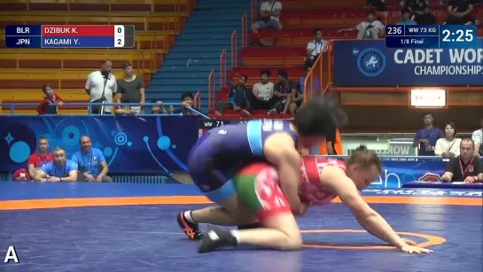 K DZIBUK v. Y KAGAMI sports women's wrestling