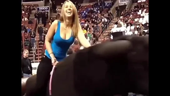 Girl riding Mechanical bull fails compilation