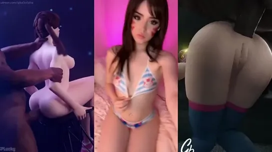 D.VA Blacked HMV - Unknown - PMV, HMV, Blacked Waifus, 3D, IRL