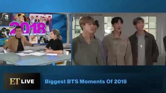 Most Memorable BTS Moments of 2018 by ET Live