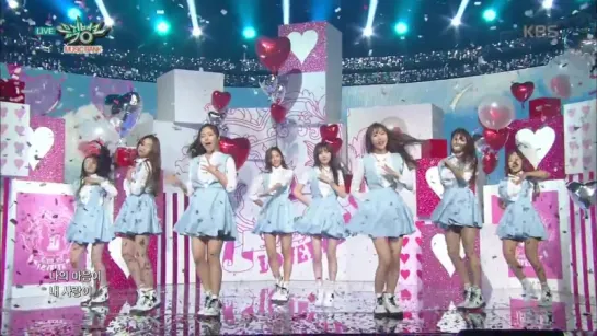 [151002] Lovelyz  - Ah-Choo @ Music Bank