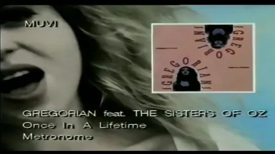 Gregorian feat. Sisters of Oz - Once in a lifetime ( official video, 1991 )