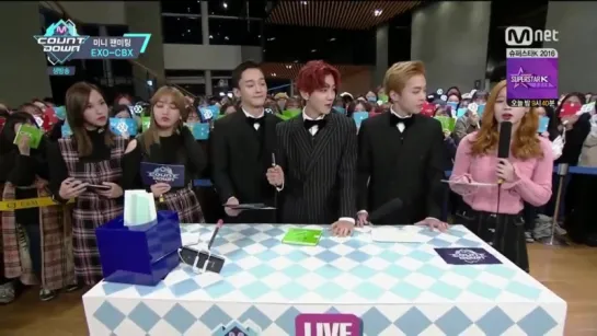 161103 EXO-CBX Mini Fanmeet @ M!Countdown