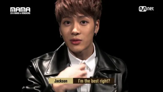 [2016 MAMA] Star Countdown D-2 by Jackson of GOT7\