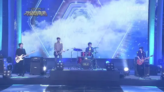 111230 KBS Gayo Daechukjae  CNBLUE Immortal Song Stage - 젊은 태양