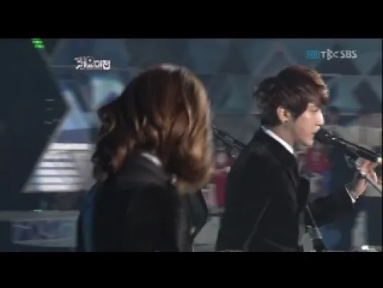 [SBS Gayo Daejun 2011 ] 111229 CNBLUE - INTUITION и IN MY HEAD