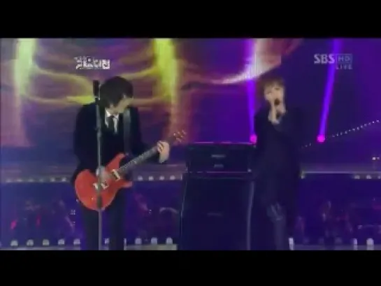 [SBS Gayo Daejun 2011 ] 111229 CN Blue + Wonder Girls  “Tainted Love”