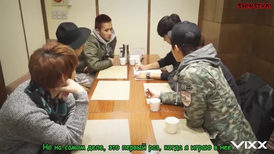 [RUS SUB] 20141118 Naver StarCast - Ladder Game - VIXX