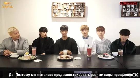 [RUS SUB] 20150212 StarCast - How the 6 Men of VIXX Cope with Farewells