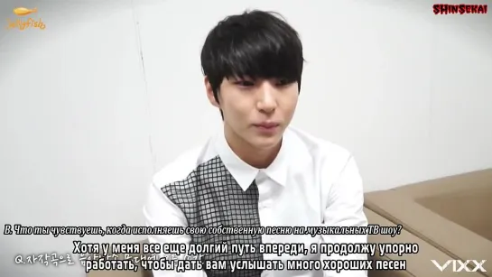 [RUS SUB] 20150321 StarCast - VIXX Leo Message