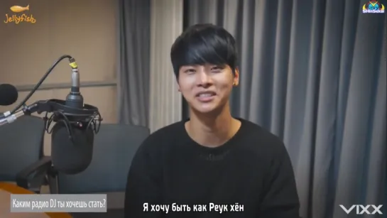 [RUS SUB] 20150502 StarCast - VIXX' support messages to DJ N and DJ N Interview