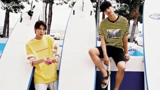 [RUS SUB] VIXX Playing in Swimming Pool