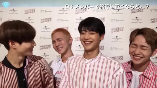 [180814] SHINee - Abema TV Q&A 2