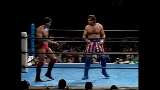 Ken Shamrock vs Bart Vale.