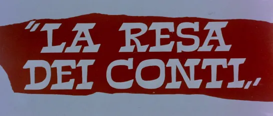 1. День расплаты / La resa dei conti 1966