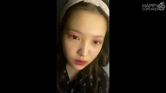 200112 Yeri (Red Velvet) @ Instagram Live (рус.саб)