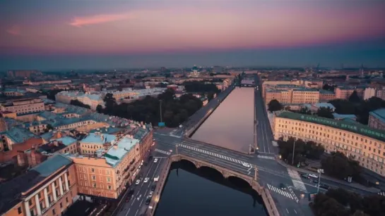 Мосты Санкт-Петербурга. Фонтанка__Saint Petersburg Bridges. Fontanka. Aerial.T.pro