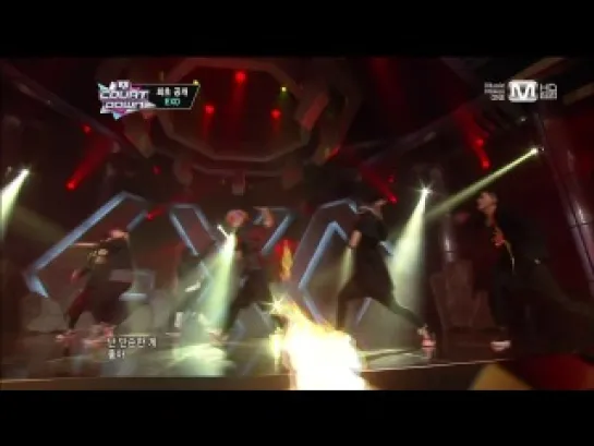 EXO - Intro & Wolf @ M!CountDown