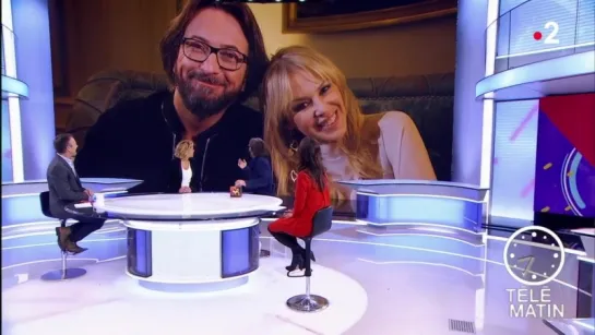 Kylie Minogue Tele Matin Interview (2018)