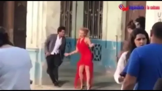 Kylie Minogue Shoots New Video In Havana (03.03.2018)