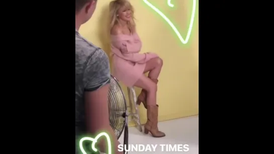 Kylie Minogue Behind The Scenes Of "The Sunday Times Magazine" Photoshoot (2018)