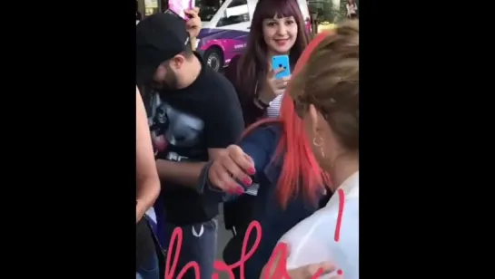 Chilian Fans Of Kylie Minogue Meet Her In Santiago (02.02.2018)