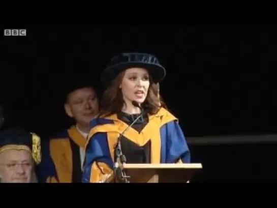 Kylie Minogue's Honorary Degree Speech (05.11.2011)