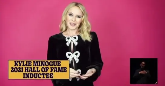 Kylie Minogue Enters The Australian Hall Of Fame Victoria (09.12.2021)