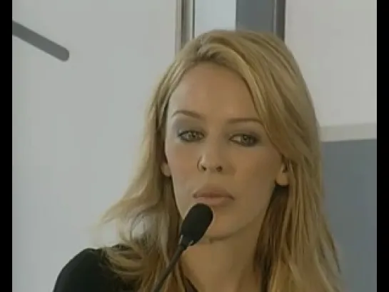 Kylie Minogue In Germany To Promote Body Language (2003)