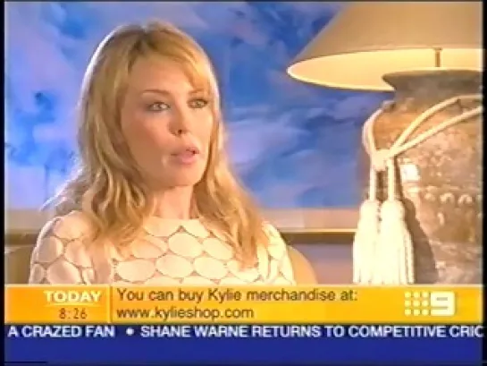 Kylie Minogue Today Show Richard Wilkins Interview (2003)