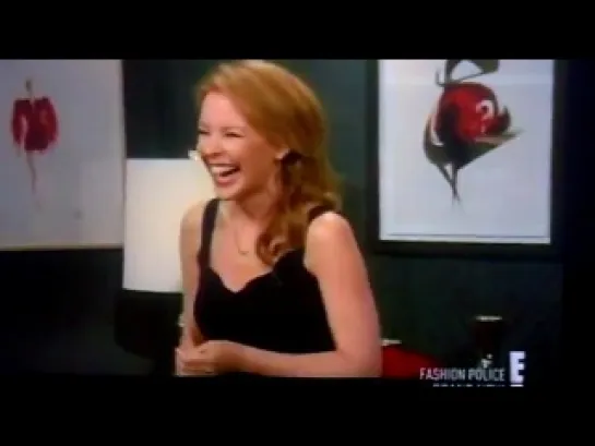 Kylie Minogue At Fashion Police (03.08.2012)