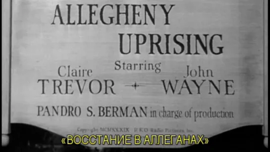 Восстание в Аллеганах / Allegheny Uprising 1939