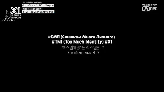 #Too Much Identity #X1 (рус.саб)