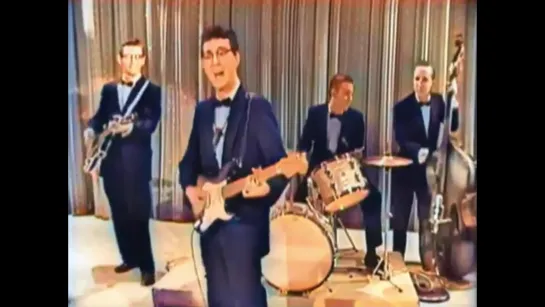 Buddy Holly And The Crickets - That'll Be The Day (Colorized) 1957