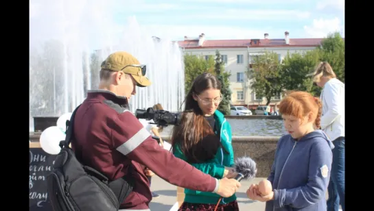 Всероссийская акция "Они могли бы пойти в школу". Казань, 17.09.17.