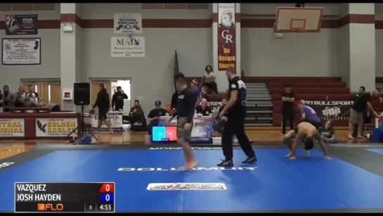 Jason Hayden vs Adonis Vasquez 2016 ADCC North American Trials