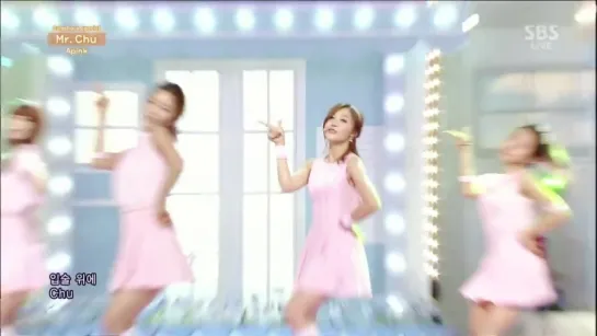 [에이핑크(Apink)] - Mr. Chu @인기가요 Inkigayo 140406