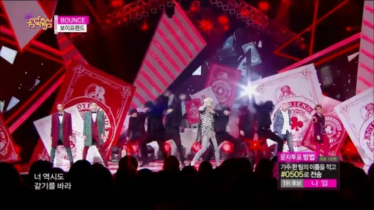 [Comeback Stage] BOYFRIEND - BOUNCE, 보이프렌드 - BOUNCE, Show Music core 20150307