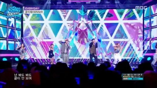 Yoon Mirae  Winner - Everyday @ Music Core 180811