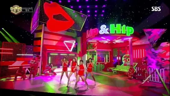 HyunA - Lip  Hip @ Inkigayo 171210