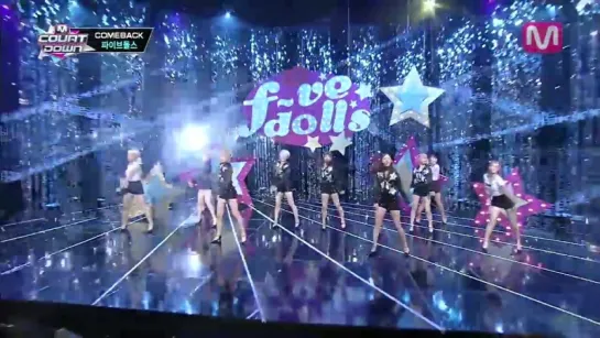 파이브돌스_짝1호 (1st Soulmate by F-VE DOLLS@M COUNTDOWN 2013.8.1)