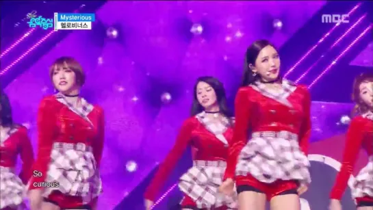 Hello Venus - Mysterious @ Music Core 170114