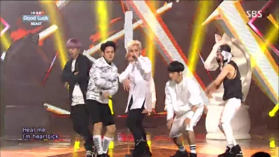 140706 Inkigayo BEAST Good Luck