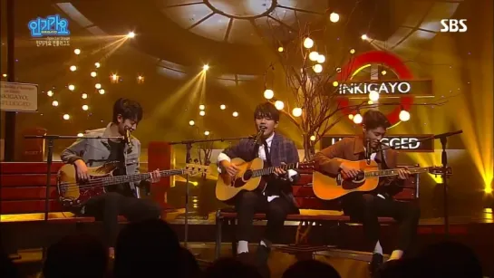 Jung Joon Young x Eddy Kim x Sam Kim - The Way You Make Me Feel @ Inkigayo 16090