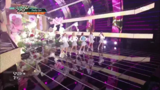 Haein x Newsun x Yujeong x Bona x Mimi - Pretty Girl @ Music Bank 160902