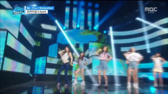 · Perfomance · 160416 · OH MY GIRL  A Pink - Mr.Chu + Remember · MBC Music Core