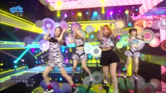 Red Velvet - Russian Roulette @ Inkigayo 160911